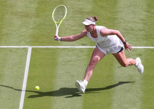 Barbora Krejcikova, Ladies Singles, Ladies Singles Tennis Wimbledon 2025 Grand Slam ITF ATP WTA AELTC London Great Britain 1 July 2025 Copyright: xJuergenxHasenkopfx