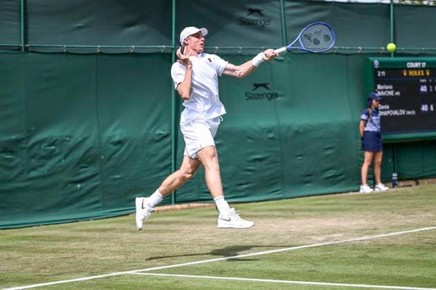 Denis Shapovalov during the Wimbledon 2025 Men?s Singles first round tennis match between Mariano Navone and Denis Shapovalov at the All England Tennis Club in London, England. (Richard Callis Sports Press Photo SPP) Copyright: xRichardxCallis SportsxPressxPhotox xSPPx spp-en-RiCaPrPh-SPP25_RMFC_300625_17845