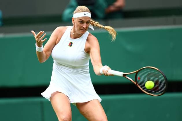 Petra Kvitova during her first round match Wimbledon Tennis Championships, Day 2, The All England Lawn Tennis and Croquet Club, London, UK - 01 Jul 2025London The All England Lawn Tennis and United Kingdom  Copyright: xJamesxMarsh Shutterstockx 15380418cn