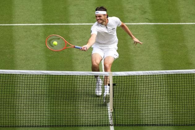 Taylor Fritz during his first round match Wimbledon Tennis Championships, Day 2, The All England Lawn Tennis and Croquet Club, London, UK - 01 Jul 2025London The All England Lawn Tennis and United Kingdom  Copyright: xEllaxLing Shutterstockx 15380415e
