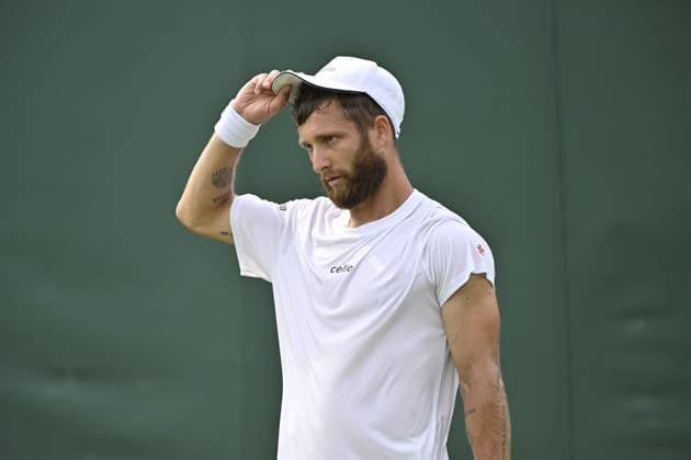 Tennis : Wimbledon -2025 - ITF - Tennis - Wimbledon - ITF - Corentin Moutet - France GB  Copyright: xChryslenexCaillaudx xPznewsx