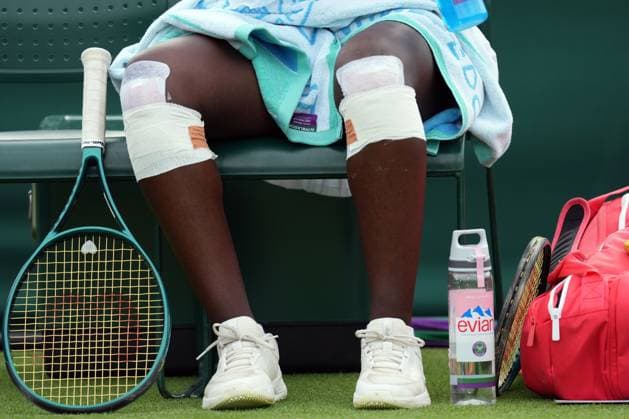 Victoria Mboko during her first round match Wimbledon Tennis Championships, Day 2, The All England Lawn Tennis and Croquet Club, London, UK - 01 Jul 2025London The All England Lawn Tennis and United Kingdom  Copyright: xJavierxGarcia Shutterstockx 15380417eg