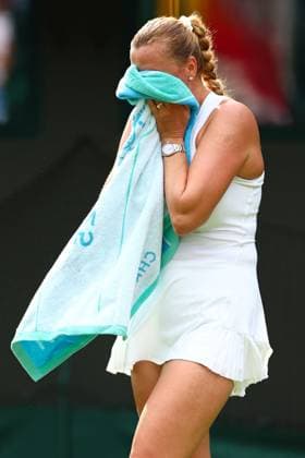 Petra Kvitova after her final match at Wimbledon Wimbledon Tennis Championships, Day 2, The All England Lawn Tennis and Croquet Club, London, UK - 01 Jul 2025London The All England Lawn Tennis and United Kingdom  Copyright: xJamesxMarsh Shutterstockx 15380418dk