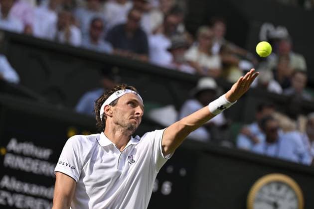 Tennis : Wimbledon -2025 - ITF - Tennis - Wimbledon - ITF - Rinderknech - France GB  Copyright: xChryslenexCaillaudx xPznewsx