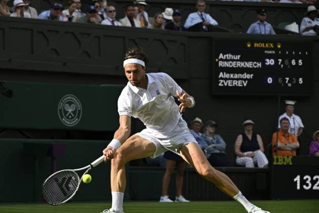 Tennis : Wimbledon -2025 - ITF - Tennis - Wimbledon - ITF - Rinderknech - France GB  Copyright: xChryslenexCaillaudx xPznewsx