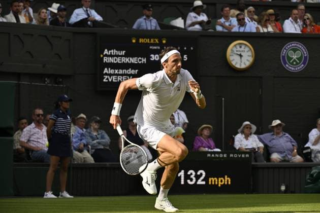 Tennis : Wimbledon -2025 - ITF - Tennis - Wimbledon - ITF - Rinderknech - France GB  Copyright: xChryslenexCaillaudx xPznewsx