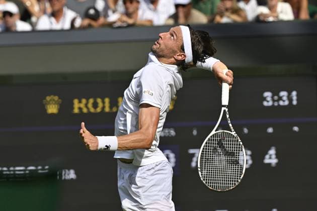 Tennis : Wimbledon -2025 - ITF - Tennis - Wimbledon - ITF - Rinderknech - France GB  Copyright: xChryslenexCaillaudx xPznewsx