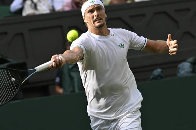 Tennis : Wimbledon -2025 - ITF - Tennis - Wimbledon - ITF - Alexander Zverev - Allemagne GB  Copyright: xChryslenexCaillaudx xPznewsx