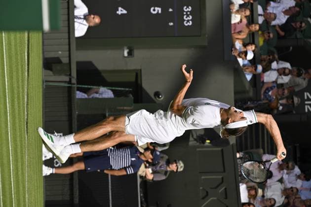 Tennis : Wimbledon -2025 - ITF - Tennis - Wimbledon - ITF - Alexander Zverev - Allemagne GB  Copyright: xChryslenexCaillaudx xPznewsx