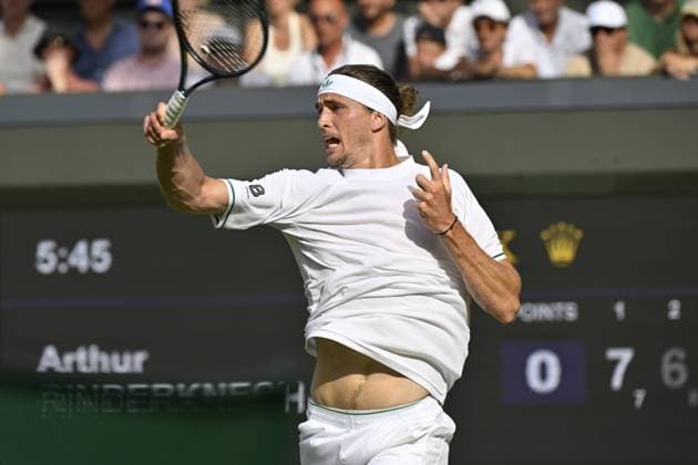 Tennis : Wimbledon -2025 - ITF - Tennis - Wimbledon - ITF - Alexander Zverev - Allemagne GB  Copyright: xChryslenexCaillaudx xPznewsx