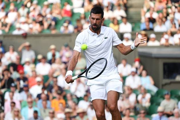 Novak Djokovic during his first round match Wimbledon Tennis Championships, Day 2, The All England Lawn Tennis and Croquet Club, London, UK - 01 Jul 2025London The All England Lawn Tennis and United Kingdom  Copyright: xEllaxLing Shutterstockx 15380415ar