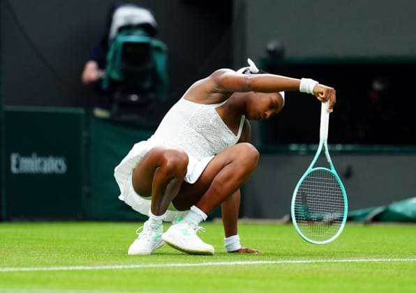 Coco Gauff during her first round match Wimbledon Tennis Championships, Day 2, The All England Lawn Tennis and Croquet Club, London, UK - 01 Jul 2025London The All England Lawn Tennis and United Kingdom  Copyright: xJavierxGarcia Shutterstockx 15380417go