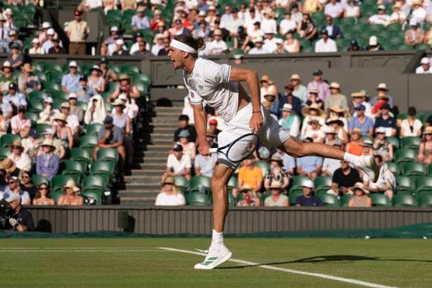 Alexander Zverev during the Wimbledon 2025 Men?s Singles first round tennis match between Arthur Rinderknech and Alexander Zverev at the All England Tennis Club in London, England. (Richard Callis Sports Press Photo SPP) Copyright: xRichardxCallis SportsxPressxPhotox xSPPx spp-en-RiCaPrPh-SPP25_RMFC_300625_17973