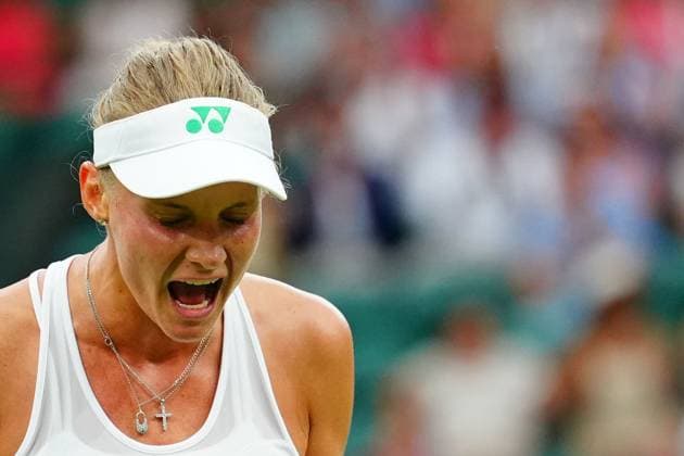 Dayana Yastremska celebrates during her first round match Wimbledon Tennis Championships, Day 2, The All England Lawn Tennis and Croquet Club, London, UK - 01 Jul 2025London The All England Lawn Tennis and United Kingdom  Copyright: xJavierxGarcia Shutterstockx 15380417ia