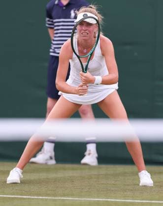 Magdalena Frech POL Ladies Singles, Ladies Singles Tennis Wimbledon 2025 Grand Slam ITF ATP WTA AELTC London Great Britain 1 July 2025 Copyright: xJuergenxHasenkopfx