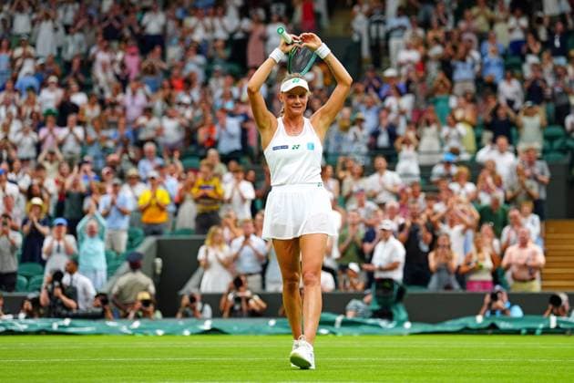 Dayana Yastremska celebrates victory in her first round match Wimbledon Tennis Championships, Day 2, The All England Lawn Tennis and Croquet Club, London, UK - 01 Jul 2025London The All England Lawn Tennis and United Kingdom  Copyright: xJavierxGarcia Shutterstockx 15380417ja