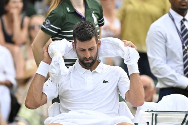 Tennis : Wimbledon -2025 - ITF - Tennis - Wimbledon - ITF - Novak Djokovic - Serbie GB  Copyright: xChryslenexCaillaudx xPznewsx