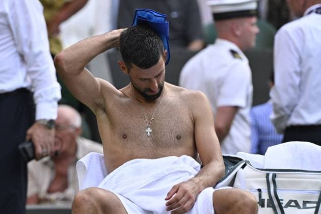 Tennis : Wimbledon -2025 - ITF - Tennis - Wimbledon - ITF - Novak Djokovic - Serbie GB  Copyright: xChryslenexCaillaudx xPznewsx