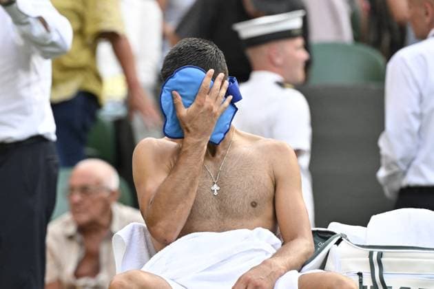 Tennis : Wimbledon -2025 - ITF - Tennis - Wimbledon - ITF - Novak Djokovic - Serbie GB  Copyright: xChryslenexCaillaudx xPznewsx