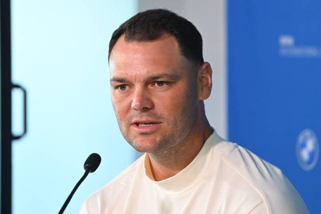 Martin KAYMER GER , single picture,cropped single motif,portrait,portrait,portrait press conference ProAm ,GOLF BMW International Open 2025 on 02 07 2025 at Golfclub Muenchen Eichenried