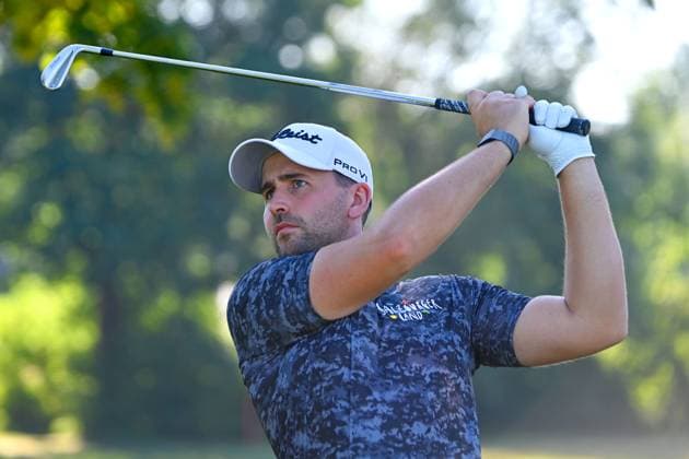 Nicolai von Dellingshausen GER , action,single image,cropped single motif,half figure,half figure ProAm ,GOLF BMW International Open 2025 on 02 07 2025 at Golfclub Muenchen Eichenried