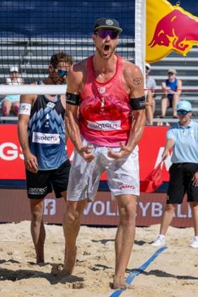 Beach Pro Tour Elite 16 Gstaad, 02 07 2025 Adrian Heidrich SUI Beach Pro Tour Elite 16 Gstaad on 02 07 2025 Copyright: xBEAUTIFULxSPORTS PeterxWeberx
