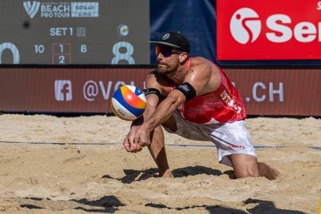 Beach Pro Tour Elite 16 Gstaad, 02 07 2025 Adrian Heidrich SUI Beach Pro Tour Elite 16 Gstaad on 02 07 2025 Copyright: xBEAUTIFULxSPORTS PeterxWeberx