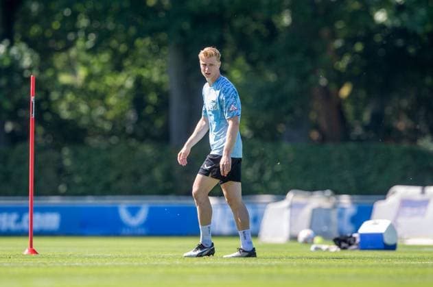 Soccer, Men, Season 2025 26, 2 Bundesliga, Hertha BSC, Training, Julian Eitschberger Hertha BSC , 02 07 2025, Copyright: xSebastianxRäppold MatthiasxKochx