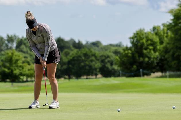 KPMG Women s Irish Open 2025, Carton House, Maynooth 2 7 2025 Anna Foster Anna Foster 2 7 2025  Copyright: x INPHO LaszloxGeczox LG1_9566a