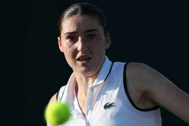 July 2, 2025, London, Celestynow, England: ELSA JACQUEMOT of France during the match against P. Kudermetova in the first round of Championships 2025 at Wimbledon AELTC in London. London England - ZUMAc278 20250702_zsp_c278_018 Copyright: xMarcinxCholewinskix