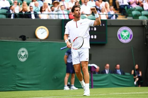 Cameron Norrie during his second round match Wimbledon Tennis Championships, Day 3, The All England Lawn Tennis and Croquet Club, London, UK - 02 Jul 2025London The All England Lawn Tennis and United Kingdom  Copyright: xJamesxMarsh Shutterstockx 15381942aq