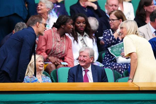 Thomas Tuchel, Roy Hodgson and Deborah Jevans in the Royal Box on Centre Court Wimbledon Tennis Championships, Day 3, The All England Lawn Tennis and Croquet Club, London, UK - 02 Jul 2025London The All England Lawn Tennis and United Kingdom  Copyright: xJavierxGarcia Shutterstockx 15381941v