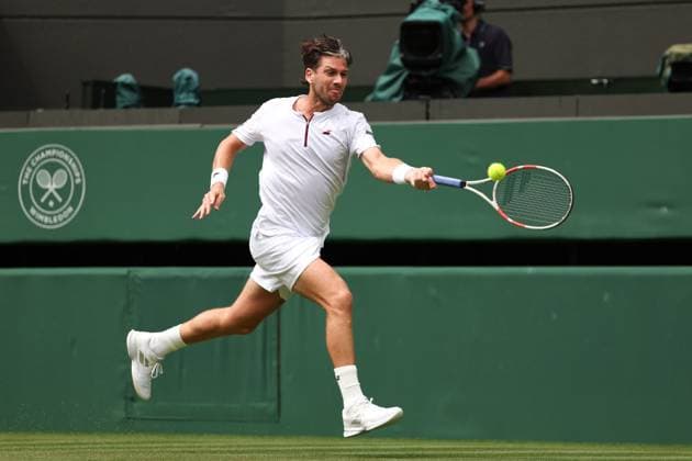 Cameron Norrie during his second round match Wimbledon Tennis Championships, Day 3, The All England Lawn Tennis and Croquet Club, London, UK - 02 Jul 2025London The All England Lawn Tennis and United Kingdom  Copyright: xEllaxLing Shutterstockx 15381943o
