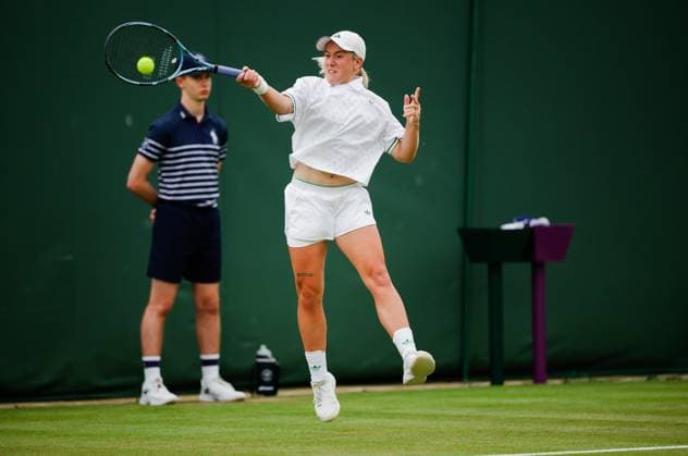 Viktoriya Tomova v Sonay Kartal Wimbledon Championships 2025 Day 3, 02 07 25 Ladies’ Singles - Second Round Court 3 Viktoriya Tomova v Sonay Kartal Sonay Kartal wins in straight sets  Copyright: xMarcxAspland ThexTimesx NINTCHDBPICT001007061596