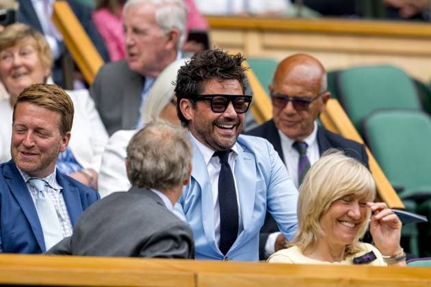 250702 Dominic Cooper in the stands during day 3 of Wimbledon on July 2, 2025 in London Photo Petter Arvidson BILDBYRAN kod PA PA1047 tennis wimbledon day 3 bbeng  Copyright: PETTERxARVIDSON BB250702PA031