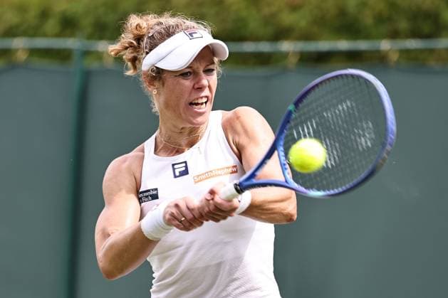 Tennis, Wimbledon, Day 3, Laura Siegemund - Leylah Fernandez