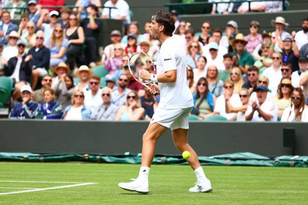 Cameron Norrie during his second round match Wimbledon Tennis Championships, Day 3, The All England Lawn Tennis and Croquet Club, London, UK - 02 Jul 2025London The All England Lawn Tennis and United Kingdom  Copyright: xJamesxMarsh Shutterstockx 15381942av