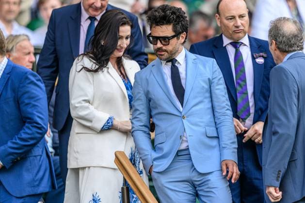 250702 Dominic Cooper in the stands during day 3 of Wimbledon on July 2, 2025 in London Photo Petter Arvidson BILDBYRAN kod PA PA1047 tennis wimbledon day 3 bbeng  Copyright: PETTERxARVIDSON BB250702PA066
