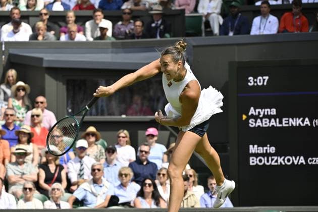 Tennis : Wimbledon -2025 - ITF - Tennis - Wimbledon - ITF - Aryna Sabalenka - Bielorussie GB  Copyright: xChryslenexCaillaudx Pznewsx