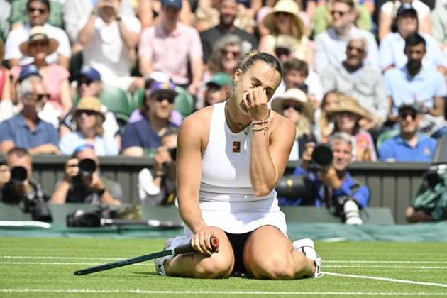 Tennis : Wimbledon -2025 - ITF - Tennis - Wimbledon - ITF - Aryna Sabalenka - Bielorussie GB  Copyright: xChryslenexCaillaudx Pznewsx