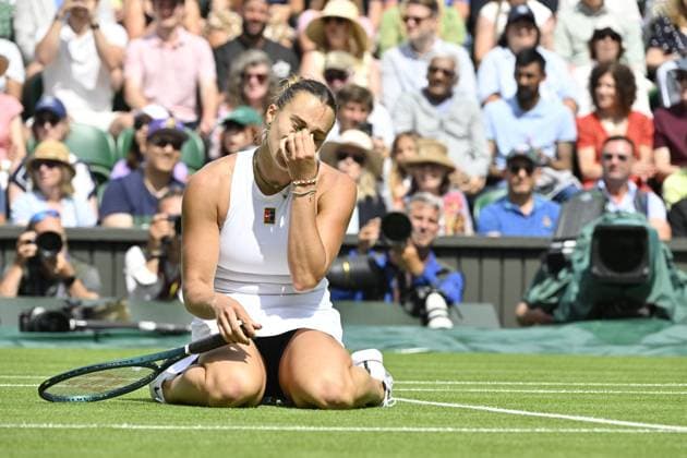 Tennis : Wimbledon -2025 - ITF - Tennis - Wimbledon - ITF - Aryna Sabalenka - Bielorussie GB  Copyright: xChryslenexCaillaudx Pznewsx