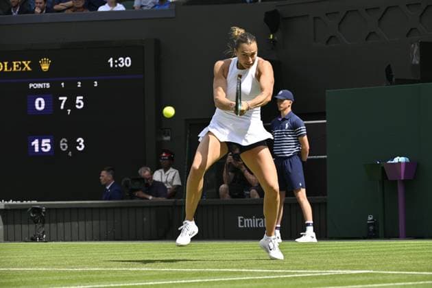 Tennis : Wimbledon -2025 - ITF - Tennis - Wimbledon - ITF - Aryna Sabalenka - Bielorussie GB  Copyright: xChryslenexCaillaudx Pznewsx