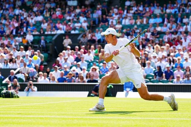 Oliver Tarvet during his second round match Wimbledon Tennis Championships, Day 3, The All England Lawn Tennis and Croquet Club, London, UK - 02 Jul 2025London The All England Lawn Tennis and United Kingdom  Copyright: xJavierxGarcia Shutterstockx 15381941as