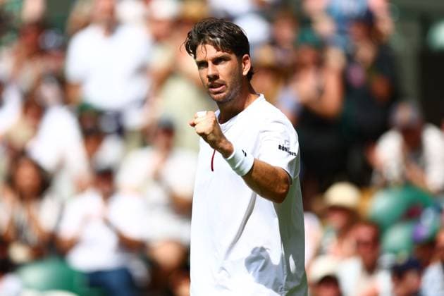 Cameron Norrie during his second round match Wimbledon Tennis Championships, Day 3, The All England Lawn Tennis and Croquet Club, London, UK - 02 Jul 2025London The All England Lawn Tennis and United Kingdom  Copyright: xJamesxMarsh Shutterstockx 15381942bt
