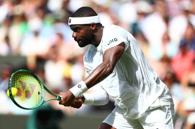 Frances Tiafoe during his second round match Wimbledon Tennis Championships, Day 3, The All England Lawn Tennis and Croquet Club, London, UK - 02 Jul 2025London The All England Lawn Tennis and United Kingdom  Copyright: xJamesxMarsh Shutterstockx 15381942ca