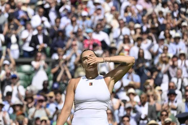 Tennis : Wimbledon -2025 - ITF - Tennis - Wimbledon - ITF - Aryna Sabalenka - Bielorussie GB  Copyright: xChryslenexCaillaudx Pznewsx