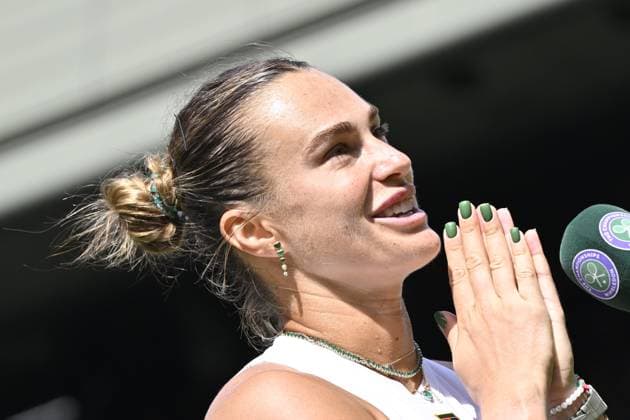 Tennis : Wimbledon -2025 - ITF - Tennis - Wimbledon - ITF - Aryna Sabalenka - Bielorussie GB  Copyright: xChryslenexCaillaudx Pznewsx