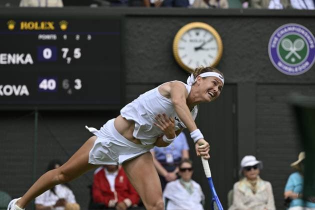Tennis : Wimbledon -2025 - ITF - Tennis - Wimbledon - ITF - Bouzkova - Republique Tcheque GB  Copyright: xChryslenexCaillaudx Pznewsx