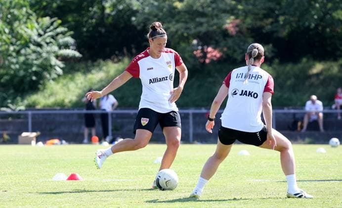 Football, Women, 2nd BL, VfB Stuttgart, Training