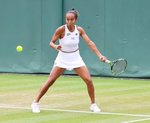 TENNIS - Wimbledon 2025 LONDON,ENGLAND,02.JUL.25 - TENNIS - WTA, Tennis Damen Tour, Wimbledon, Grand Slam. Image shows Leylah Fernandez (CAN).  GEPAxpictures xAlanxGrieves